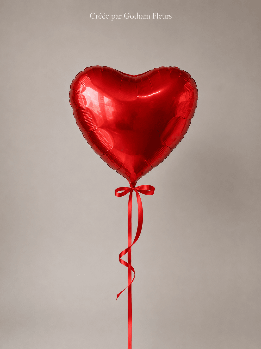 Ballon Hélium Cœur Rouge – Amour