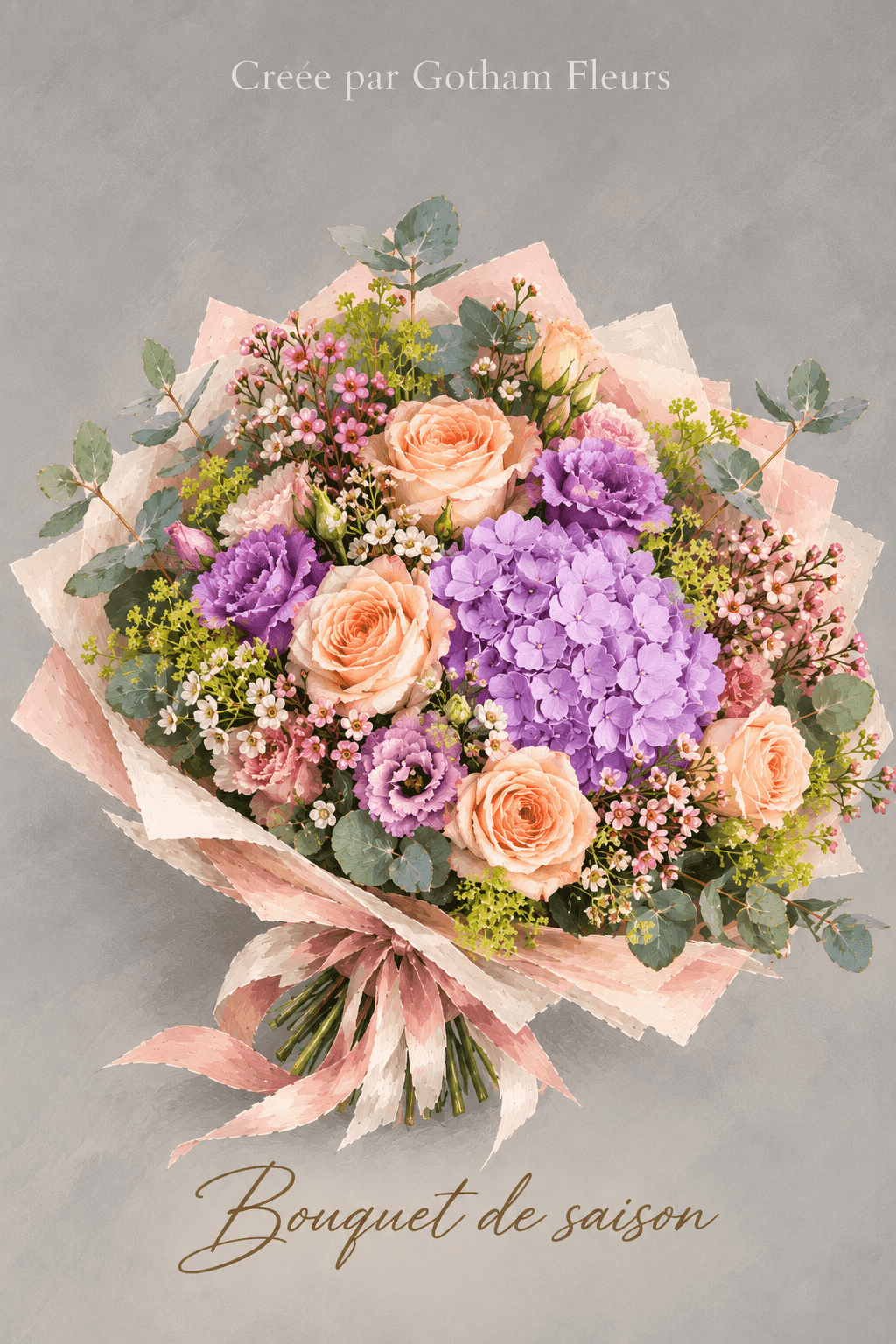 Bouquet de saison 50 coloré