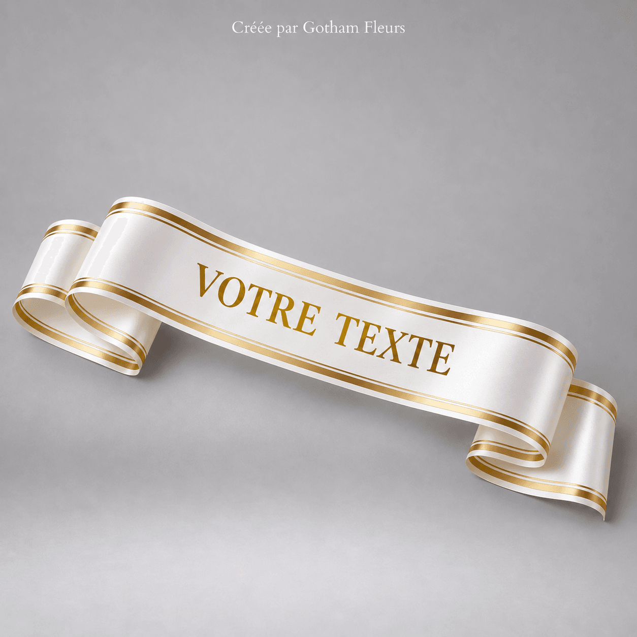 Ruban Prestige – Ruban de Deuil Personnalisable