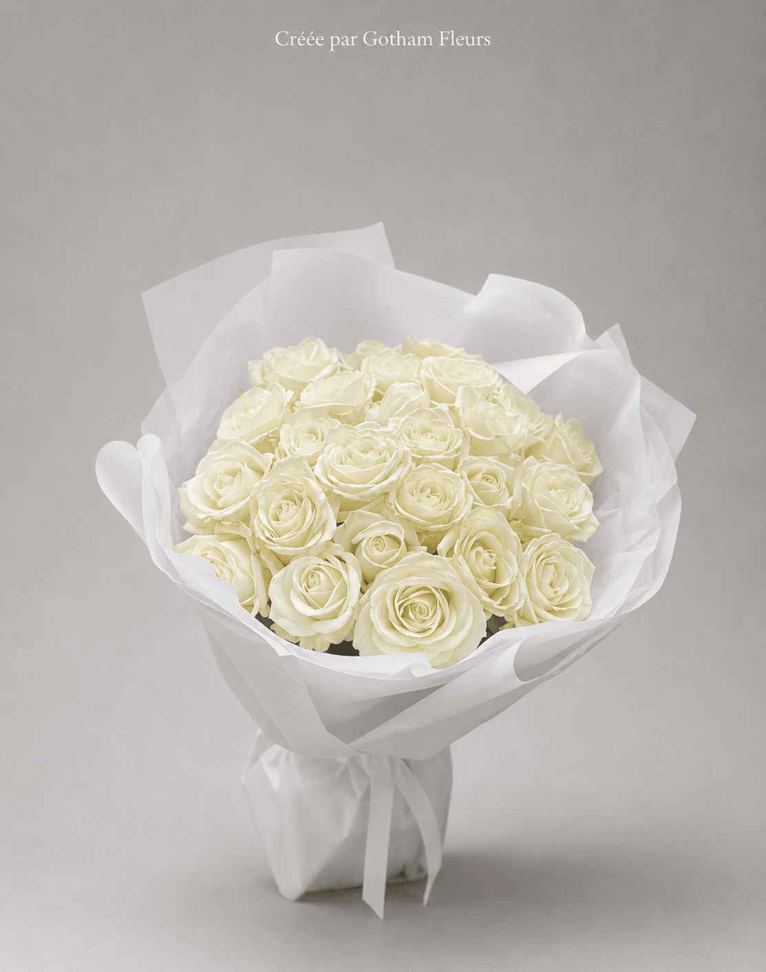 Bouquet de 21 Roses Blanches – Élégance Intemporelle