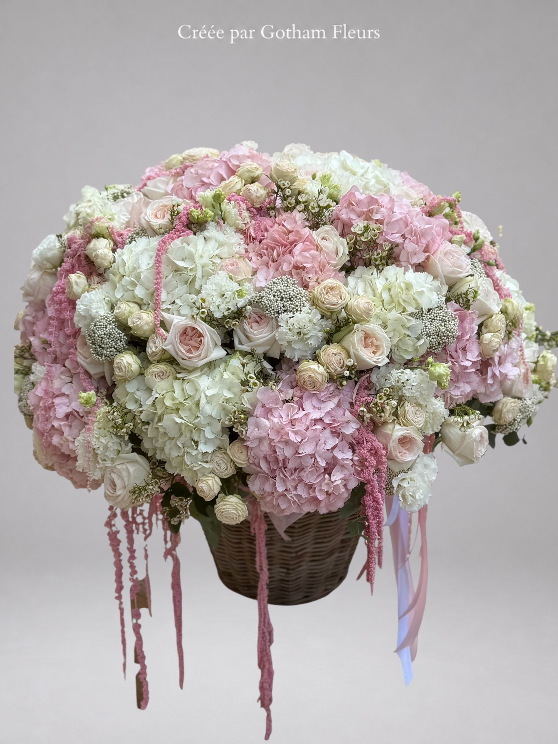 Jardin de Rêve – Composition Florale en Panier