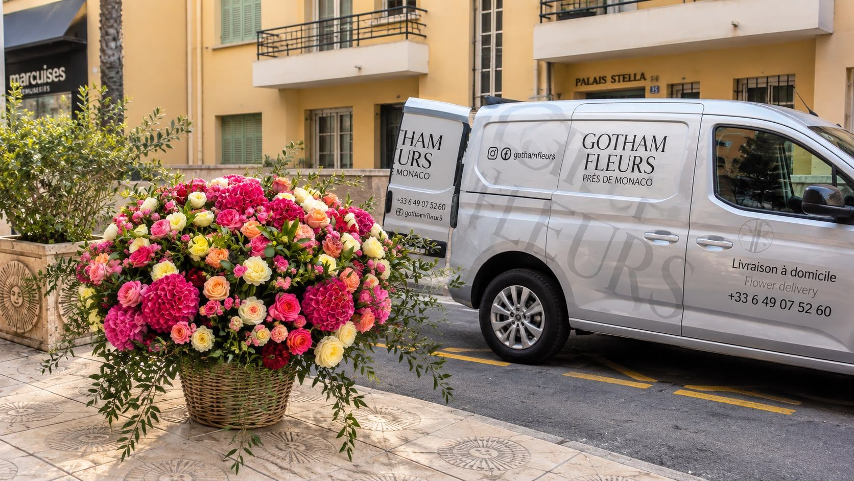 Livraison de fleurs à Monaco et sur la Côte d’Azur | Gotham Fleurs
